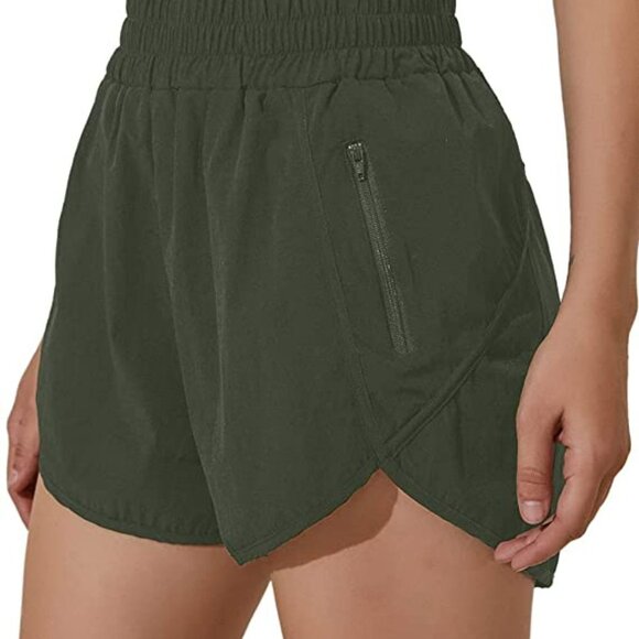 BMJL Pants - BMJL Women's Running Shorts Elastic High Waisted Shorts